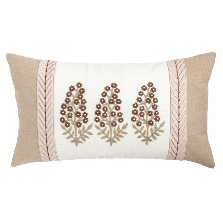 Mud Pie Ribbon Trim Pillow
