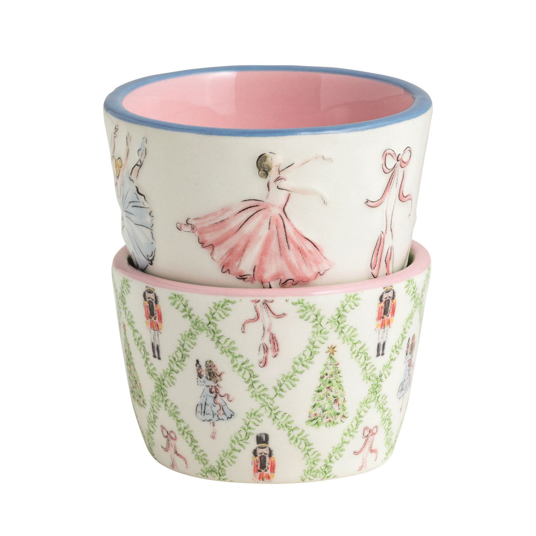 Mud Pie Nutcracker Ramekin Set
