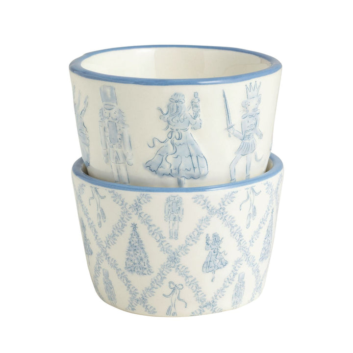 Mud Pie Nutcracker Ramekin Set