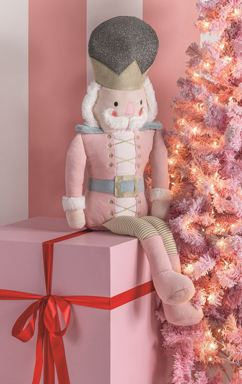 Mud Pie Jumbo Plush Nutcracker