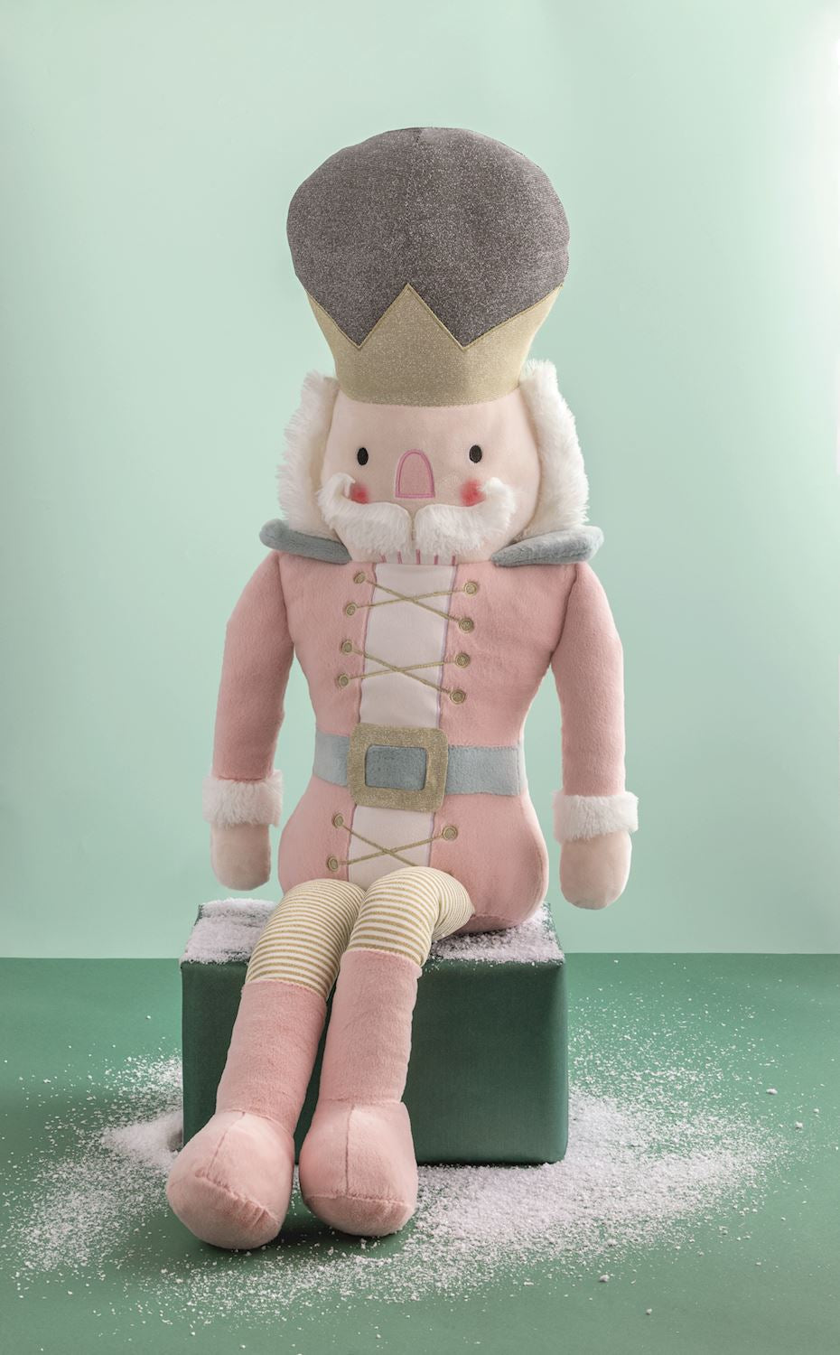 Mud Pie Jumbo Plush Nutcracker