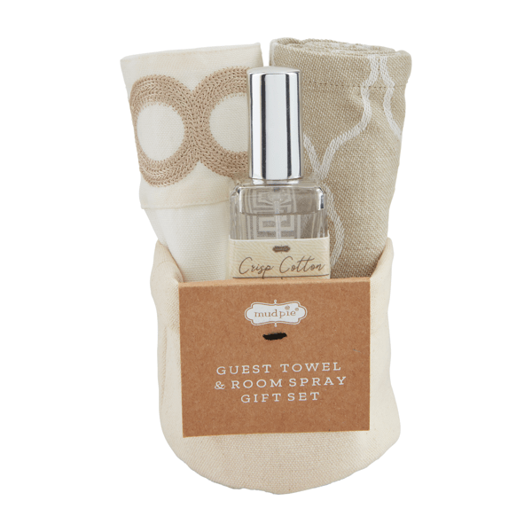 Mud Pie Guest Towel &amp; Room Spray Gift Set