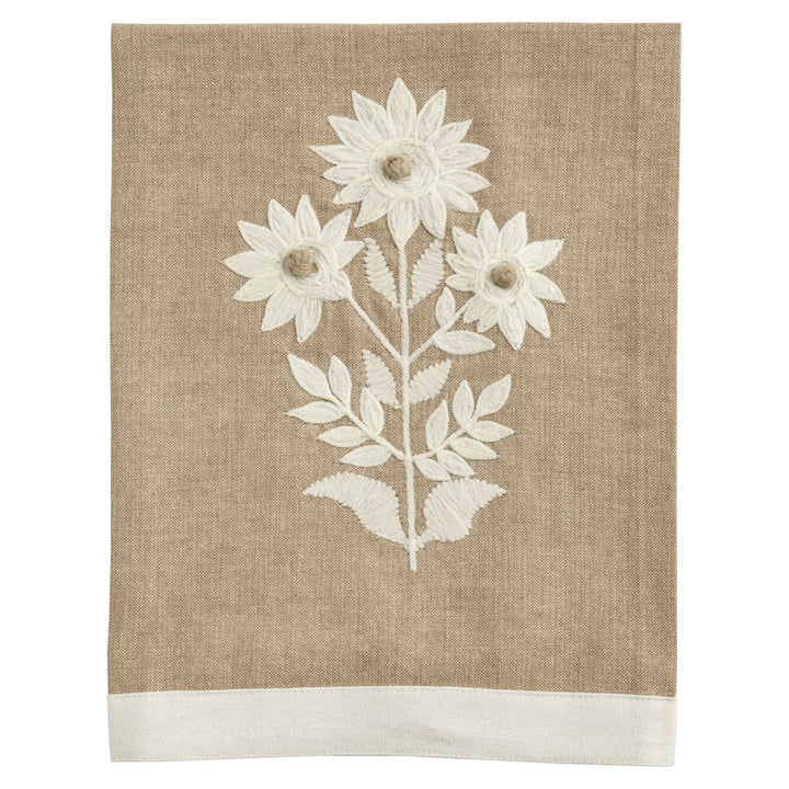 Mud Pie Embroidered Tea Towel