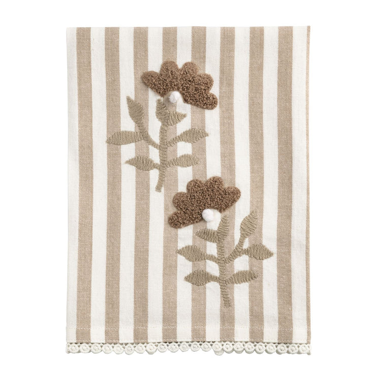 Mud Pie Embroidered Tea Towel