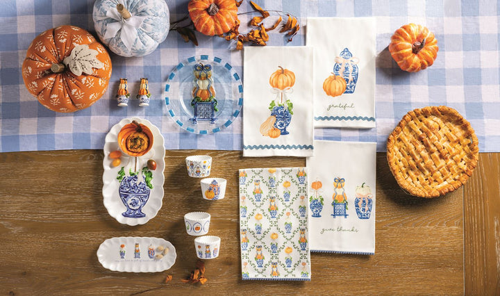 Mud Pie Fall Topiary Towel