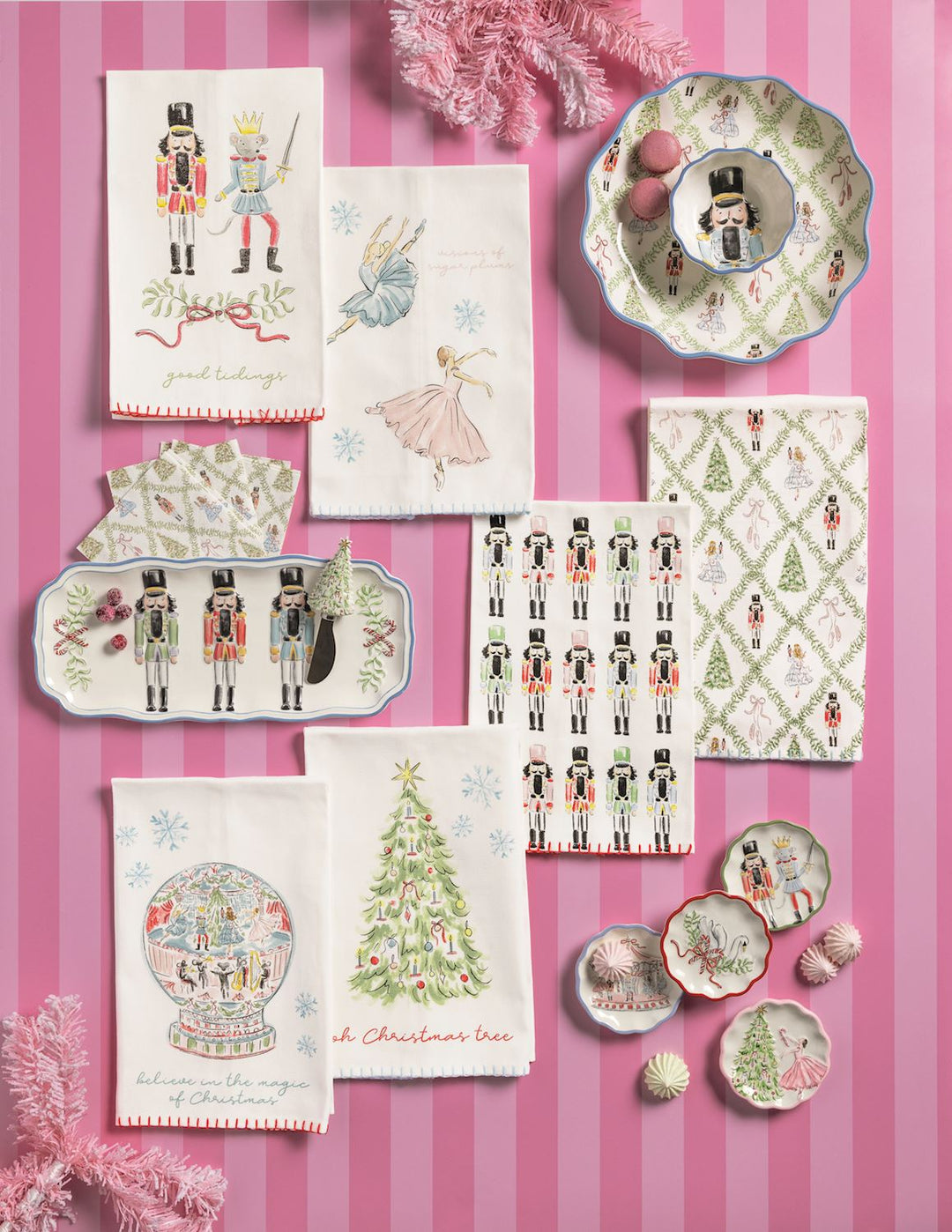 Mud Pie Nutcracker Towel