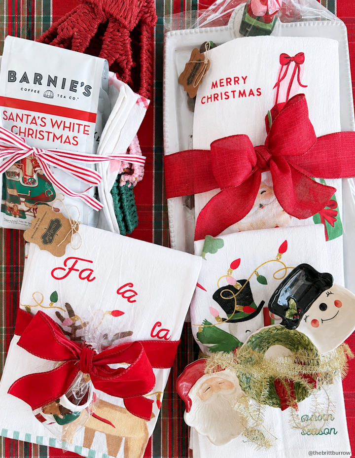 Mud Pie Whimsy Christmas Towels