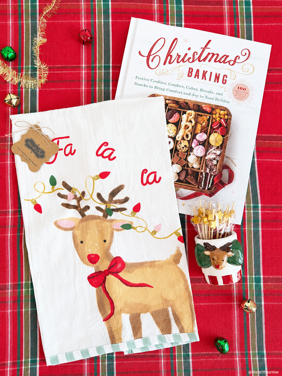Mud Pie Whimsy Christmas Towels