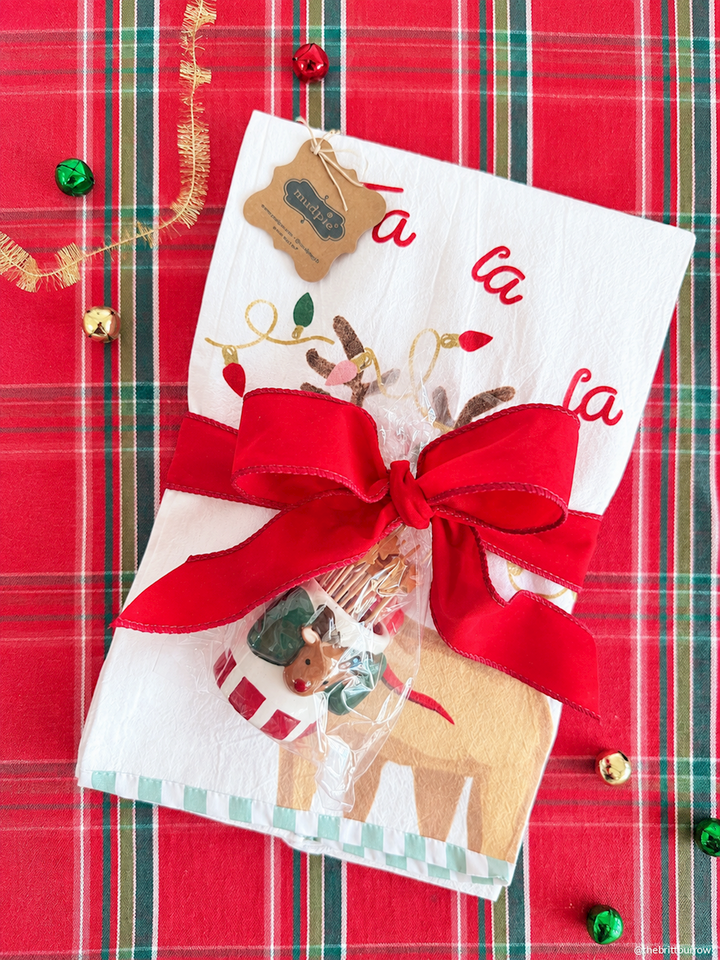 Mud Pie Whimsy Christmas Towels