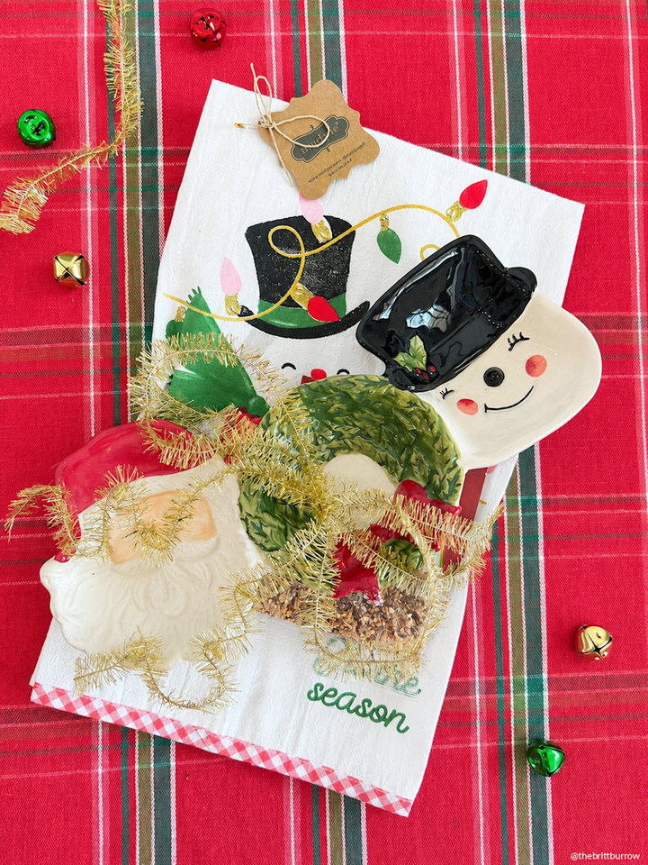 Mud Pie Whimsy Christmas Towels