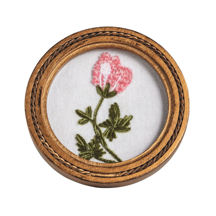 Mud Pie Embroidered Floral Art Frame