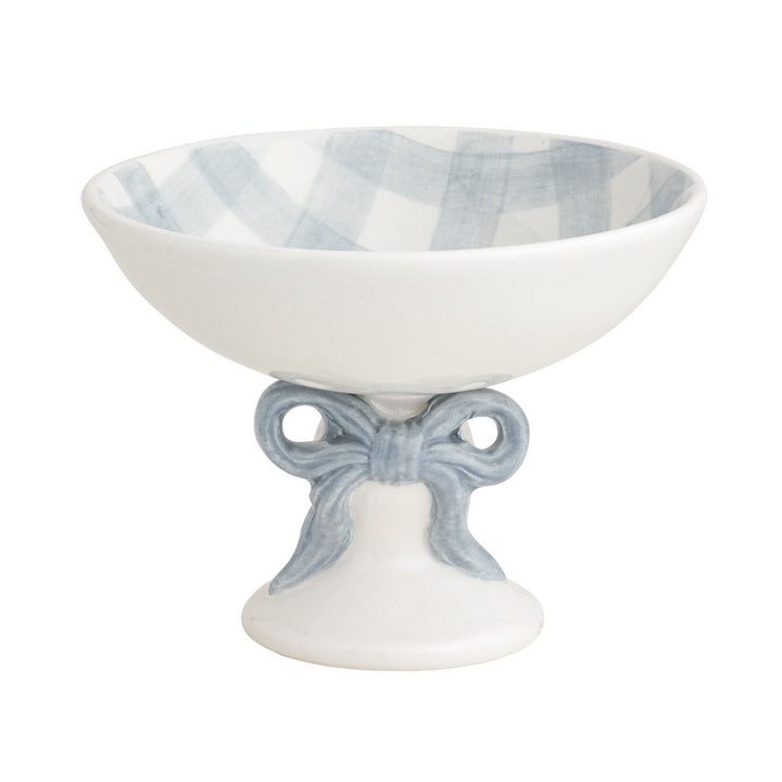 Mud Pie Gingham Bow Candy Dish