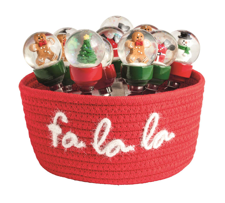 Mud Pie Christmas Snow Globe Spreaders