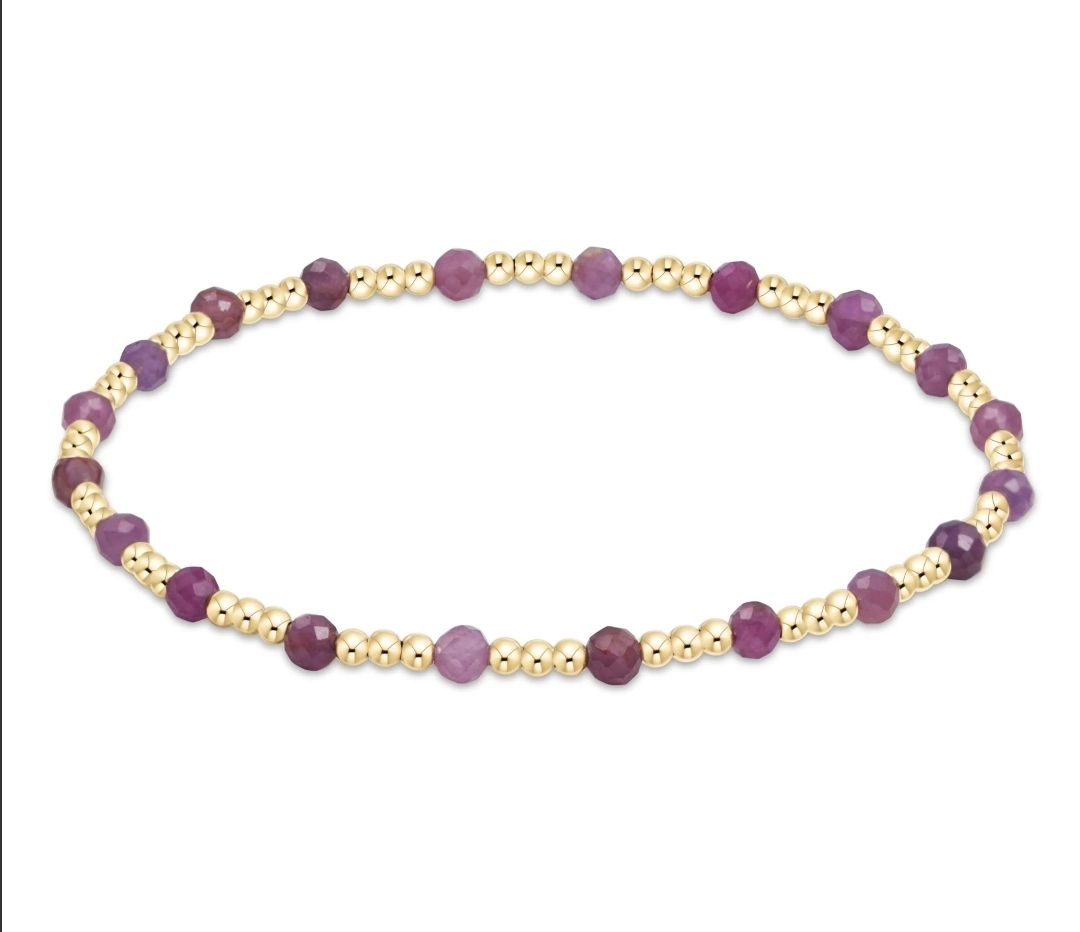 enewton Gemstone Gold Sincerity 3mm Bracelet