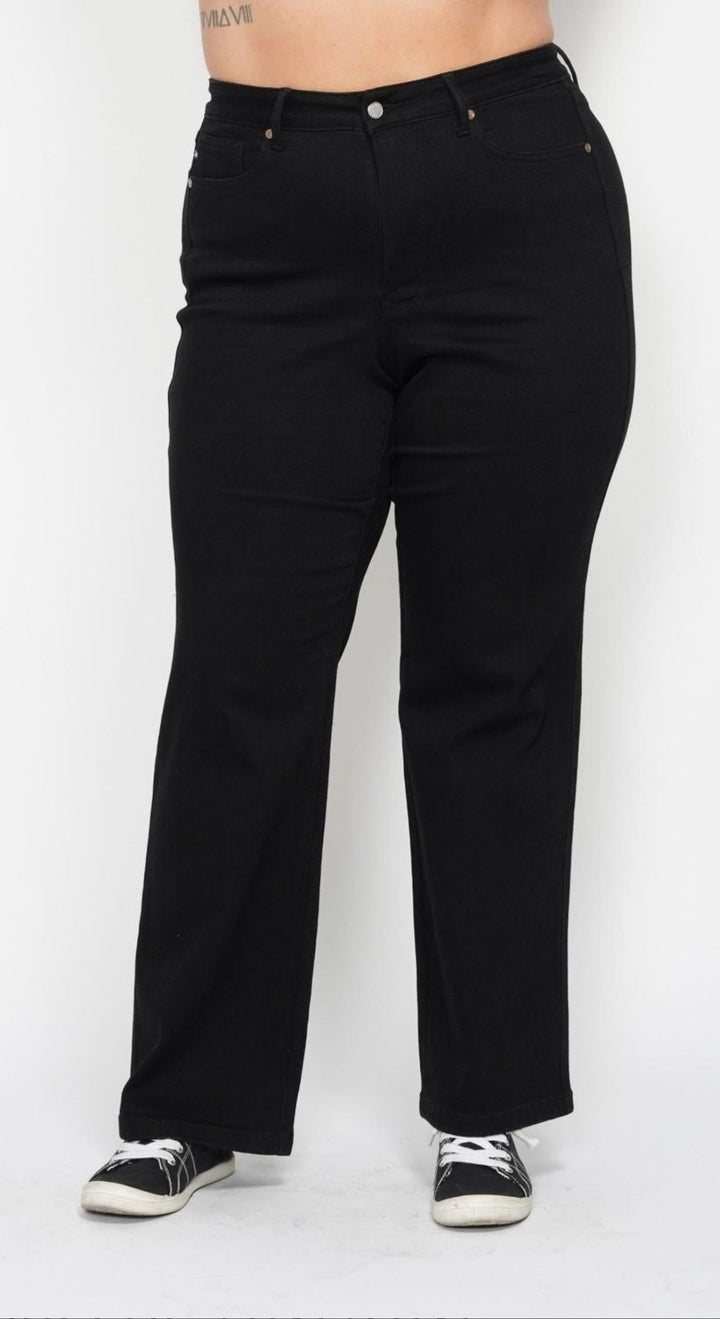 Judy Blue Classy HW Tummy Control Straight, CURVY