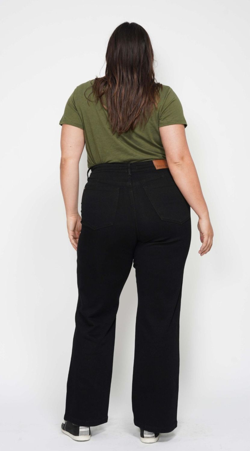 Judy Blue Classy HW Tummy Control Straight, CURVY