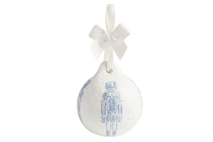 Mud Pie Nutcracker Papier-Mâché Ornaments