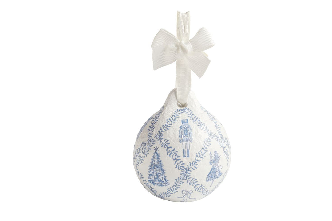 Mud Pie Nutcracker Papier-Mâché Ornaments