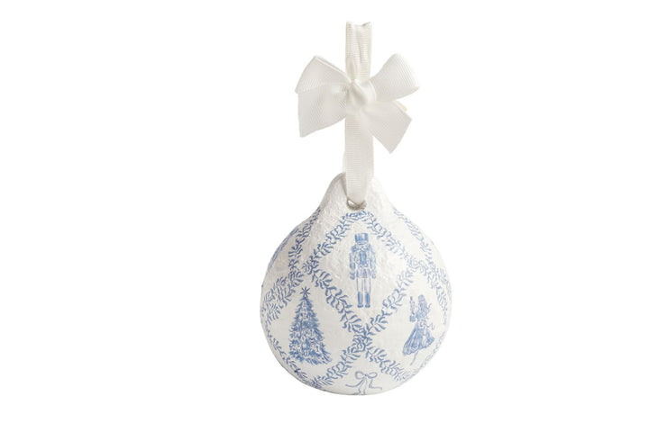 Mud Pie Nutcracker Papier-Mâché Ornaments