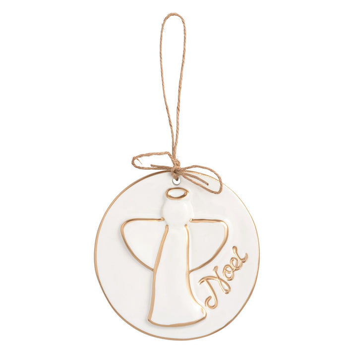 Mud Pie Gold Disc Ornament