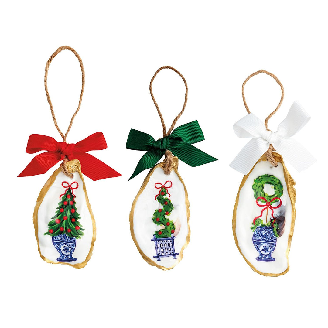 Mud Pie Paint Oyster Ornament