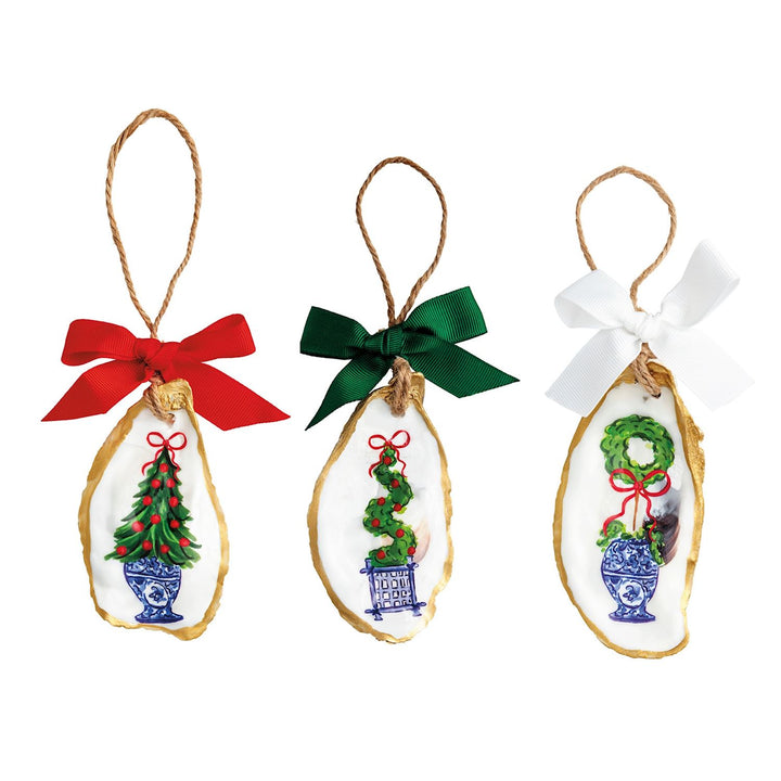 Mud Pie Paint Oyster Ornament