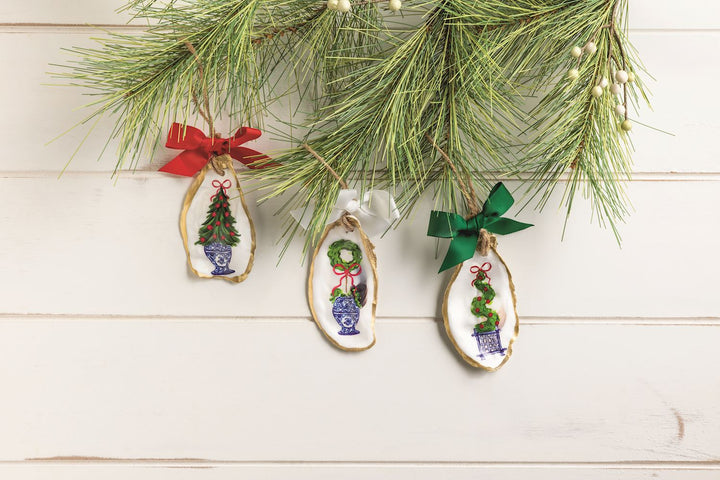 Mud Pie Paint Oyster Ornament