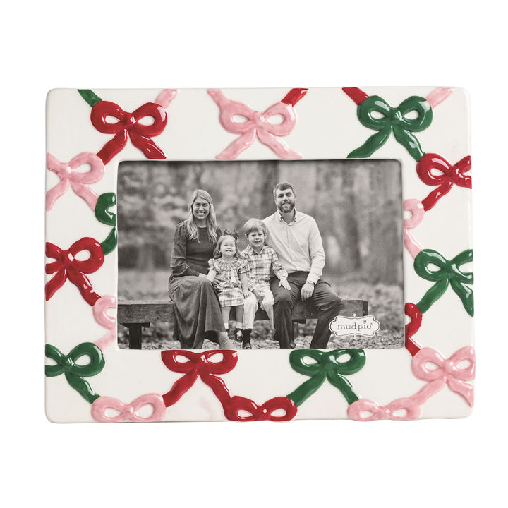 Mud Pie Christmas Bow Frame
