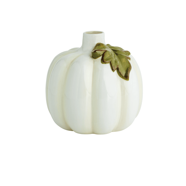 Mud Pie Ceramic Pumpkin Bud Vase