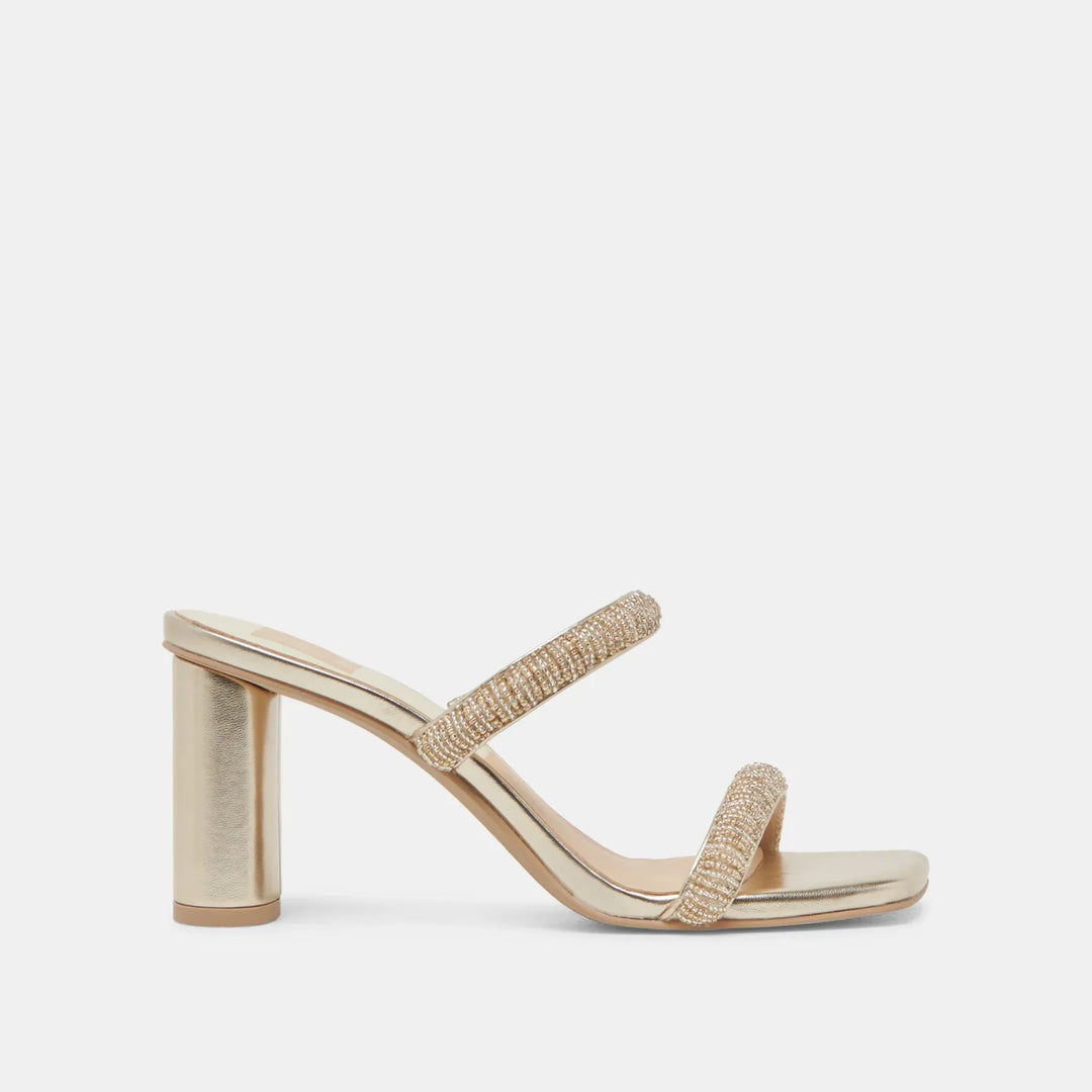 Dolce Vita Nolah Gold Multi Beads Heel