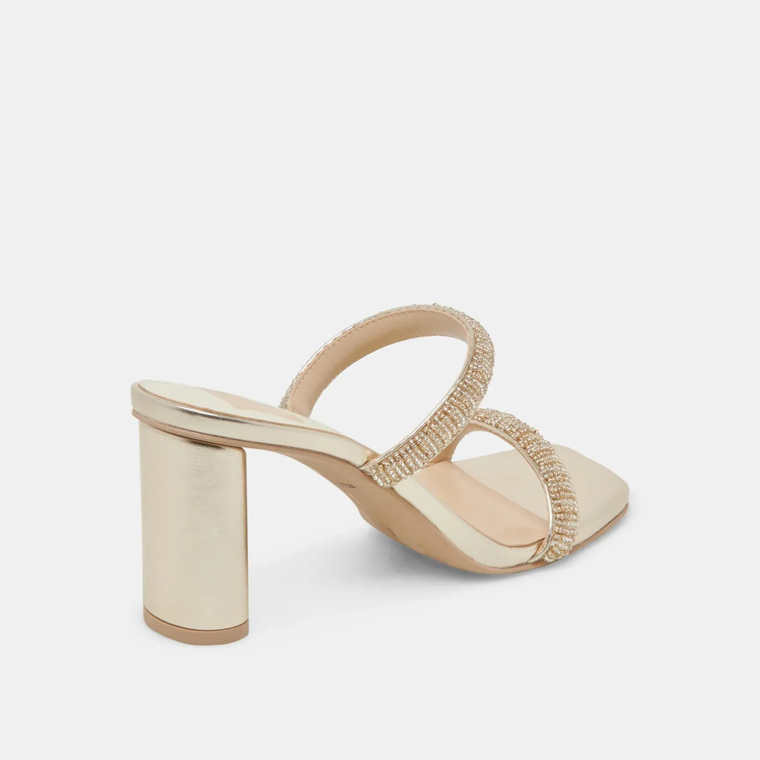 Dolce Vita Nolah Gold Multi Beads Heel