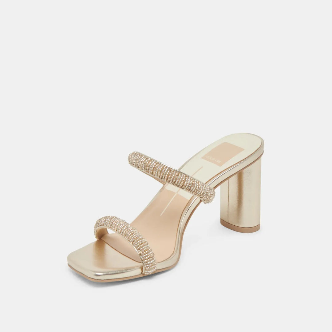 Dolce Vita Nolah Gold Multi Beads Heel