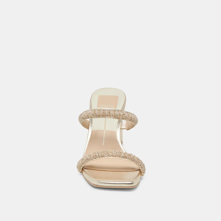 Dolce Vita Nolah Gold Multi Beads Heel
