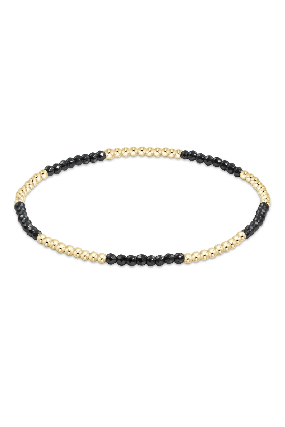 enewton Blissful 2mm bracelet- Faceted Hematite