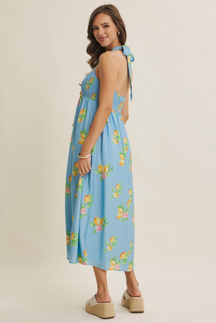 Amalfi Coast Vibe Lemon Midi
