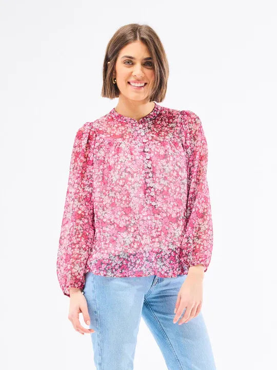 Mary Square Daydreaming - Pink Brianna Top