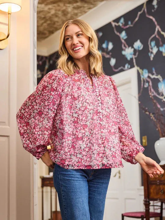 Mary Square Daydreaming - Pink Brianna Top