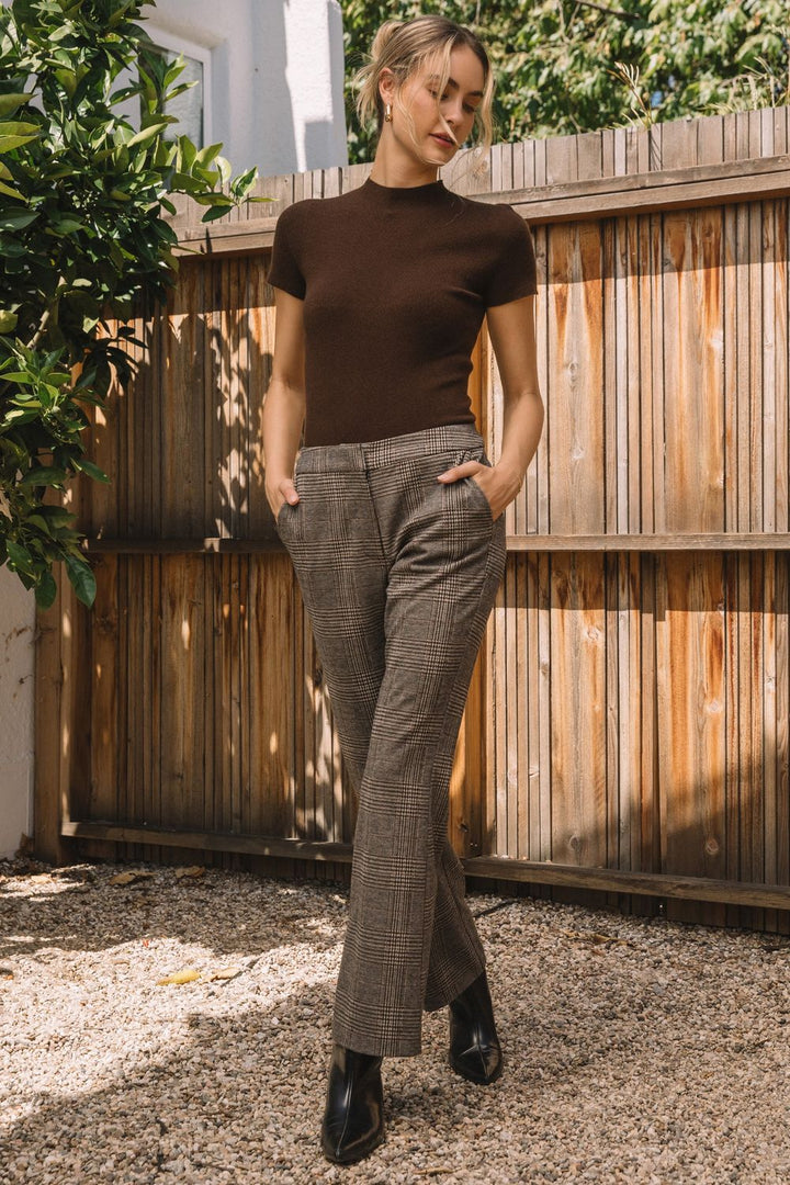 Performance Plaid Wide Pant