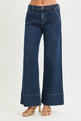 Risen Slouch Wide Leg Jeans