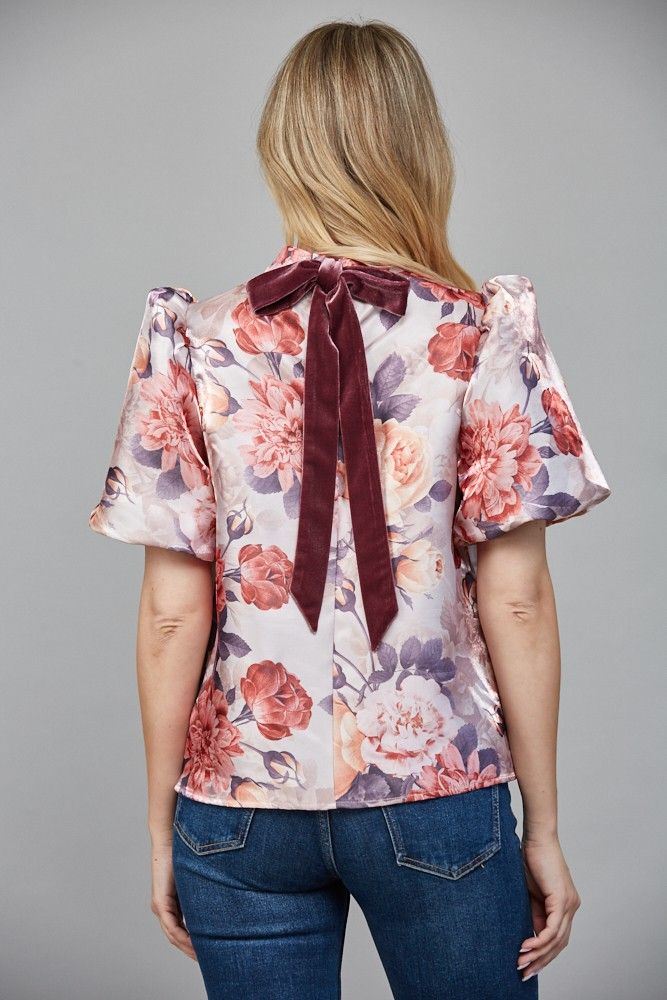 Give Me Space Bow Blouse