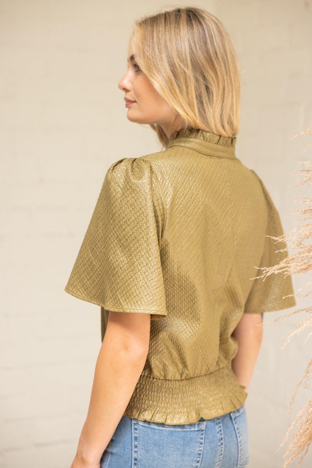 Love In Your Eyes Textured Top