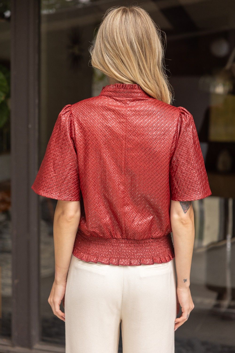 Love In Your Eyes Textured Top