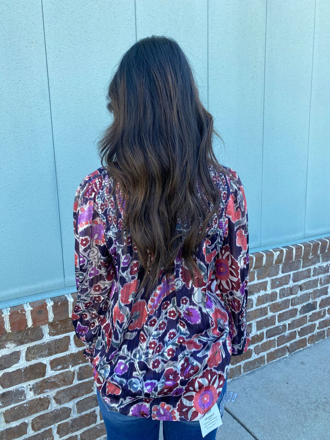 Casual Flow Ruffled V-neck Top