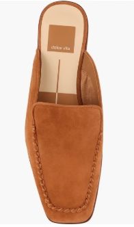 Dolce Vita Bradly Brown Suede Slip-on Mule