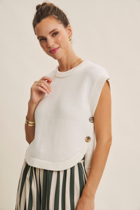 Sweets Sweater Vest Top