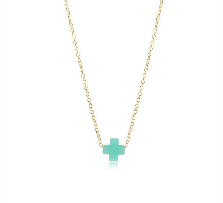 enewton egirl 14" Necklace Gold - Signature Cross