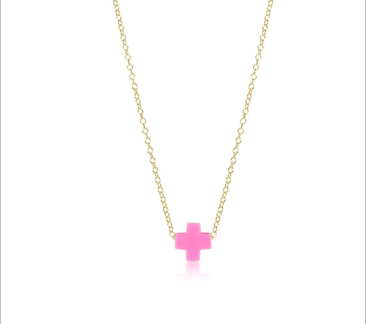 enewton egirl 14" Necklace Gold - Signature Cross