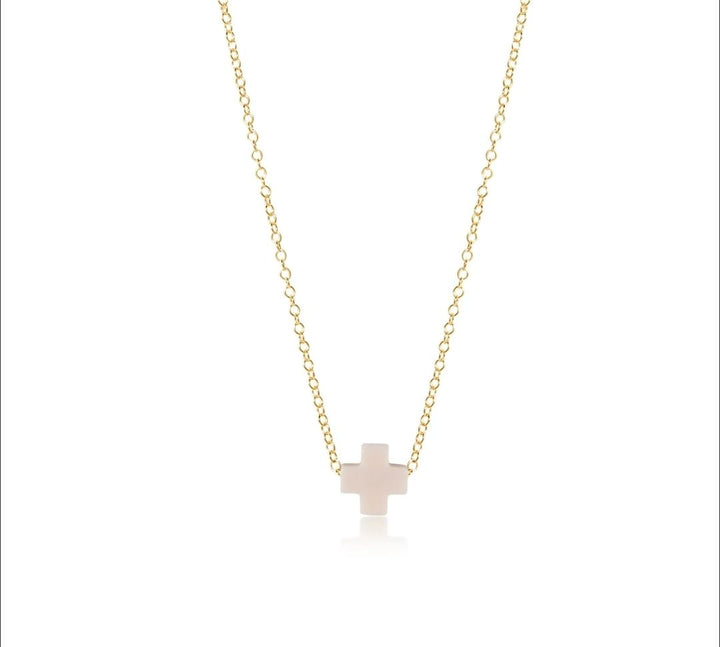 enewton egirl 14" Necklace Gold - Signature Cross