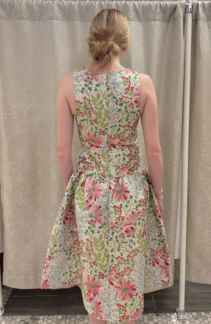 Garden Gala Jacquard Midi