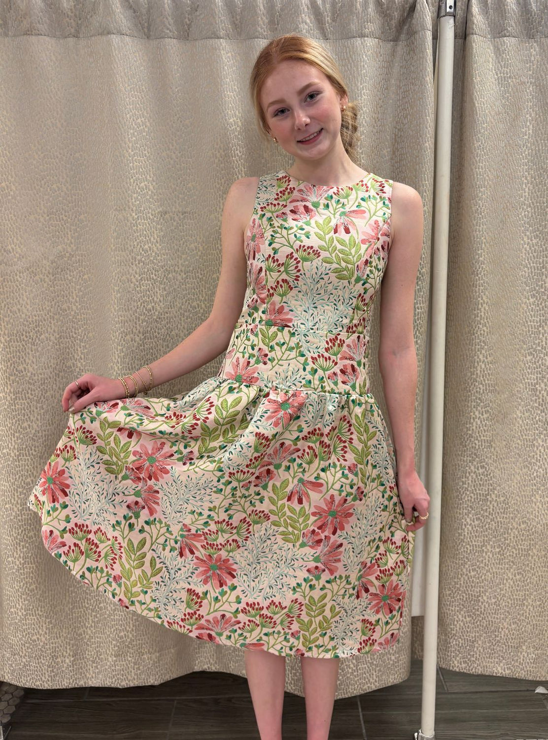 Garden Gala Jacquard Midi